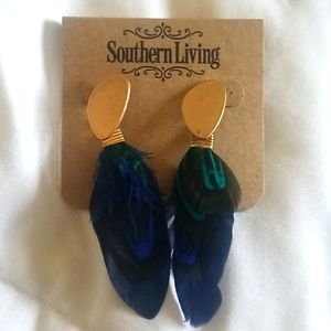 Southern Living feather earrings